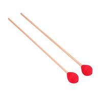 Alomejor 1 Paire de Maillets Marimba Maillets Marimba à Tête de Fil Dur Moyen avec Manche en Bois pour Percussion Bell