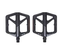 Alomejor 1 Paire de Pédales de Vélo, Pédales de Vélo à Plate-Forme Plate Antidérapante en Fibre de Nylon avec Roulement Lisse pour Le de Montagne et de Route (Black)