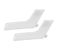 Alomejor 1 Paire de Poignées de Porte Intérieures de Voiture, Matériau ABS, Remplacement Direct pour Classe C 09-16, Look élégant et Installation Facile pour les Conducteurs