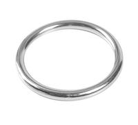 Alomejor 1 Pc O Anneau Rond Avec 304 Grade En Acier Inoxydable Pour Bateau Marine Cercle Poli Pour La Ligne De Matériel De Plein Air à 6mm (06045)