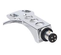 Alomejor 1 X Cartouche de Phonographe, Coque de Tête de Phono Universelle, Coque de Tête de Cartouche Durable avec Fils de Plomb sans Oxygène pour Lecteurs de Disques Vinyles, Alliage de Zinc Brillant