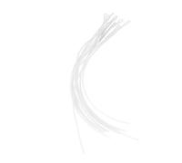 Alomejor 10 Pièces Connecteurs de Ligne Mouche à Enfiler - Boucles de Leader en Acier Inoxydable 30 LB et 50 LB - Accessoires de Pêche à la Mouche Robustes, Rapides à Installer et