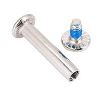 Alomejor 10 pièces vis de Patinage en Ligne vis de Roue de Patin en Ligne Patins de Remplacement essieux de Roue matériel(36mm)