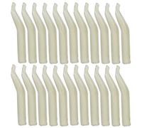 Alomejor 100 pièces de pêche Anti-enchevêtrements Manches 20mm PE Ligne de pêche Objectif Crochet Manchon pour la pêche à la Carpe