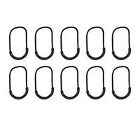 Alomejor 10Pcs / Pack Tirettes de Fermetures Tire Zip Cordon Zipper Pull Cordon de Tirage en Plastique pour Curseur de Fermeture Eclair Curseur Remplacement Sac à Dos