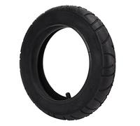 Alomejor 10x2.0 Pneus en Caoutchouc et Tube Intérieur, Bonne Résistance à la Friction et Longue Durée de Vie pour Toutes Les Routes