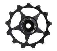 Alomejor 11T/13T Poulie Dérailleur Arrière en Alliage d’Aluminium - Roue Guidage pour Dérailleur Shimano SRAM - Compatible Vélo de Route, Gravel et VTT - Remplacement Poulie Jockey & Guide