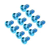 Alomejor 12PCS T25 Vis de Frein de VéLo Boulons de Frein de Disque de VéLo PièCes de Cyclisme Vis à TêTe(Bleu)