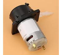 Alomejor 12V Peristaltic Pump, Self-priming, Compact Size (2 * 4 black)