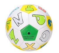 Alomejor 13 Cm Dia #2 Enfants Football Cousu avec Précision Pression d'air Interne Stable pour Les Enfants et Les étudiants (Boule alphabétique)