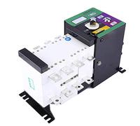 Alomejor 160A Double Power Automatic Transfer Switch | Contrôle par micromoteur, technologie de passage à zéro, isolation fiable, fonction de sécurité