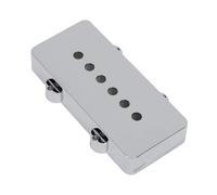 Alomejor 2 Couvercles de Micro de Guitare, Remplacement de Coque de Micro en Plastique Lisse pour Guitariste Luthier (Couleur Cr)