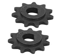 Alomejor 2 Pcs E-Scooter Moteur Pignon D'entraînement Pignon 11 Dents 10mm Pignon D-Type Trou Intérieur Chaîne Pignon pour Scooter Électrique