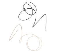 Alomejor 2 PCS PCS pour la Réduction du Bruit de la Guitare de Câble de Style Vintage 3,3 PRE -1 M en Noir et Blanc