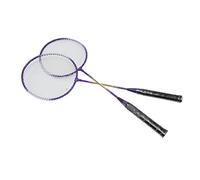 Alomejor 2 Pcs Raquette de Raquette de Badminton avec Une Poignée Non Glissante, Un Léger Ensemble Badminton Durable pour Les Niveaux Qualification