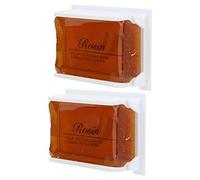 Alomejor 2 Pièces Accessoire de Colophane pour Archet de Violon Violoncelle Instruments à Cordes d'Archet Matériau de Colophane Faible Poussière Forte Adhérence avec Couvercle pour la Pratique et la