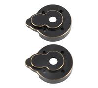 Alomejor 2 Pièces de Couvercles de Portail Arrière Extérieurs Contrepoids pour Voiture HOBBYPLUS 1/18 4WD CP18P RC, Matériau en Cuivre avec Conception Antirouille, Escalade et stabilité