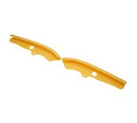 Alomejor 2 Pièces Protecteur de Lèvre de Pare-Chocs Avant ABS Séparateur de Pare-Chocs Avant Garde Ajustement Direct Contrôle du Flux d'air Réglable Garniture Inférieure pour Challenger 392 2015 à