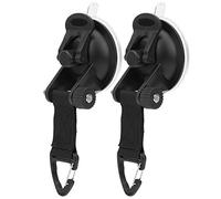 Alomejor 2 pièces ventouses Fortes Ventouse d'arrimage améliorée avec Crochet pour Tente de Voiture auvent Camping piège