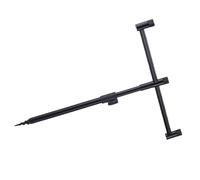 Alomejor 2 Section Support de Canne à Pêche, compatibilité Universelle, Base Robuste et Régulière, Conception Réglable, Configuration sans Effort, Matériau en Alliage en Aluminium, Idéal pour la
