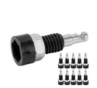 Alomejor 2mm Banana Socket Connector, Durable Brass ABS (Black)