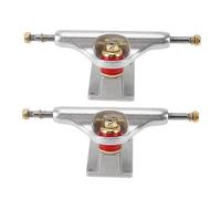 Alomejor 2pcs 5,25 Pouces de Planche à roulettes Trucks de Planche à roulettes Renforcées de Base en Aluminium Poste Central pour 4 Roues avec Un Support Durable Haute Performance