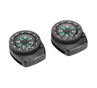 Alomejor 2pcs Poignet Boussole Portable Bracelet de Montre Compas rempli de Liquide pour Le Camping en Bateau
