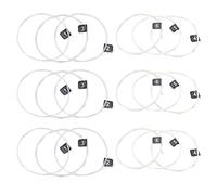 Alomejor 3 Jeux de Cordes de Guitare Classique, Remplacement en Nylon plaqué Argent avec Pas Stable, pour Accessoires de Guitare Classique (NX36)