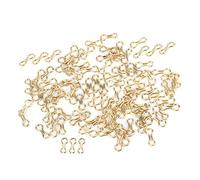 Alomejor 300 pièces Yeux de Plomb Fil de pêche à la Carpe Yeux Plomb vis en Alliage de pêche Taille S M Longs Yeux de Plomb Oeillets(M)