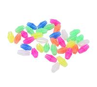 Alomejor 36 PCS Ont parlé de Perles Colorées, de Clips Lumineux Portables pour le Vélo Décoration Vocale (Petites perles rondes lumineuses)