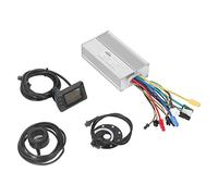 Alomejor 36 V 48 V Kit de Conversion de Vélo électrique avec Contrôle du Moteur 30A sans Balai, Affichage M3, Gaz pour Conduite Améliorée, ABS/Caoutchouc/Aluminium Allching / 1 Pack