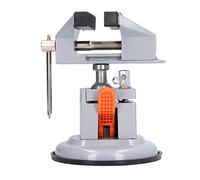 Alomejor 360 Degree Bench Vise, Sturdy Suction Cup Base, 55mm Clamp