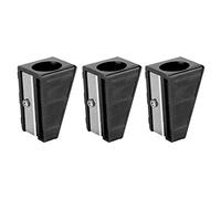 Alomejor 3pcs Pointe de Queue de Billard Portable Pointe de Queue de Billard réparation Shaper Tondeuse Outil Taille Crayon Design pour Billard Billard Pointe de Snooker(Noir)