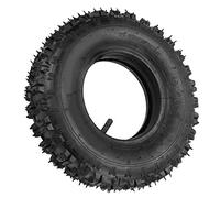 Alomejor 4.10-6 Pneu Extérieur avec Chambre à Air épaissir Le Remplacement des Pneus en Caoutchouc pour VTT Go Kart Mini Quad 47cc 49cc Moto de Neige