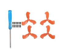 Alomejor 4 Hélices de Rechange en Polycarbonate pour Drones Neo 2, Légères et Silencieuses, pour Un Vol Stable et Un Niveau Sonore réduit. (Orange)