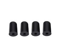 Alomejor 4 Pcs Violoncelle Embout D'embout Capuchon Protecteur Portable en Caoutchouc Astuce pour Violoncelle Embout Anti-dérapant Embout D'épingle Instrument de Musique Accessoire