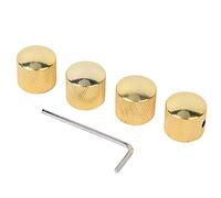 Alomejor 4 pièces Boutons de Commande de Guitare électrique Boutons de Commande de Dôme Durables Bouton de Commutateur de Volume avec Clé pour Guitare Basse