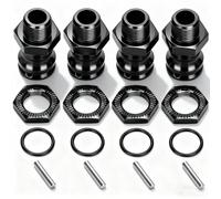 Alomejor 4 pièces Extension Moyeu de Roue RC 17mm Hex 23mm Adaptateur pour Voiture et Camion Télécommandé 1/8 - Outil Hexagonal Compatible avec Accessoires RC