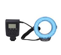 Alomejor 48 LED Anneau Flash Light pour Plusieurs Caméras | Faible consommation d\'énergie statique, Idéal pour le tournage vidéo, Paramètres de luminosité réglables, S\'adapte à