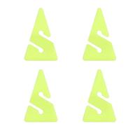Alomejor 4pcs Plongée sous-Marine Ligne Flèche Marqueur épave Grotte Plongée Triangle Ligne Flèche Marqueur avec Une Corde de Guidage pour la Plongée Souterraine (Jaune Fluo)