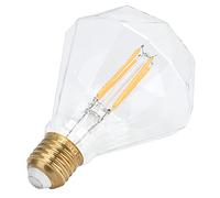 Alomejor 4W E27 LED Filament Lamp, Vintage Style (clair)