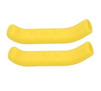 Alomejor 5 couleurs vélo poignées de frein vélo couvercle de levier de frein poignées en Silicone anti-dérapant étanche protecteur cyclisme accessoire(jaune)