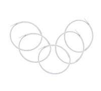 Alomejor 5 pcs Celluloïd Blanc Perle pour Guitare Purfling, 6mm de large, avec un excellent travail pour guitare acoustique et classique