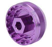 Alomejor 5 sur 1 Vélo Multifonctionnel Bike -Bicycle Carrier -Tool, Outil en Aluminium CNC pour BB9000 BBR60 FSA386, Petite Production, Idéal pour L'entretien des Vélos, Accès à 2 Couleurs (Purple)