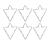 Alomejor 6 Pcs Magic Ball Rack Sheet 10 Ball Billard Triangle Cue Rack Ball Magic Rack Sheet Pool Cue The Greatest Tip Tool Fun Game Accessories