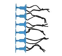 Alomejor 6 PCS Strong Nylon Surfof Bof Bone Rope Cape Rap (Blue)