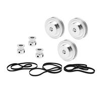 Alomejor 60 Teeth Synchronous Wheel, 8mm Bore Timing Belt