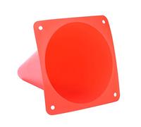 Alomejor 6pcs 18cm Cones de Football cônes de Formation de Football cône de trafic cône(Rouge)