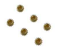 Alomejor 6pcs Guitar Gear Hex Hole Machine Head Gear Pièce Accessoire pour Construction Durable et Installation Facile
