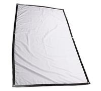 Alomejor 72 inch Portable Projector Screen, Wrinkle Free | Angle de de 180°, Matériau en polyester doux, Utilisation intérieure/extérieure, Compatible film et présentation